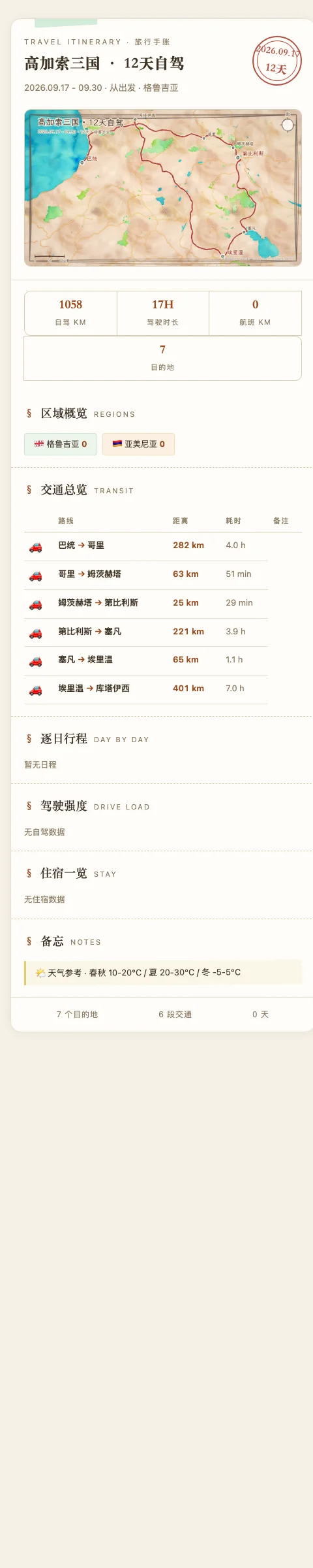移动端行程卡